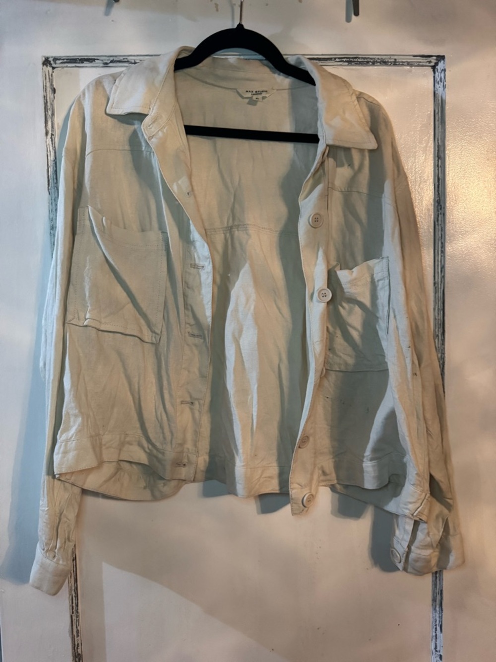 Linen Women's Button-Front Jacket